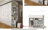 MẪU TỦ QUẦN ÁO ĐẸP TQA-0302
