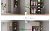 MẪU TỦ QUẦN ÁO ĐẸP GỖ CÔNG NGHIỆP TQA-2053