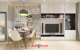 Thiết kế nội thất cho căn hộ diện tích nhỏ vô cùng hiện đại