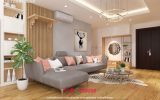 Thiết kế nội thất chung cư Vinaconex 7 nhà chị Hoa đẹp lung linh